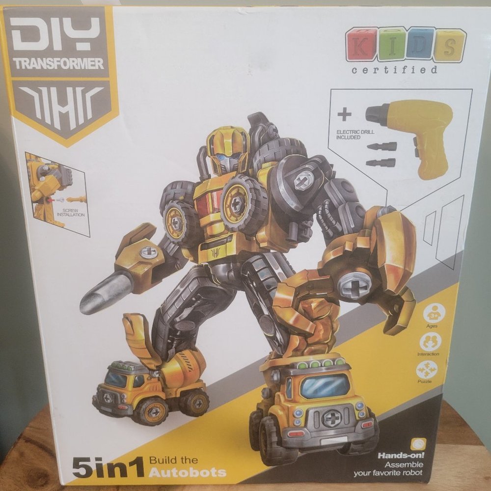 DIY Transformer 5 in1 Build the Autobots